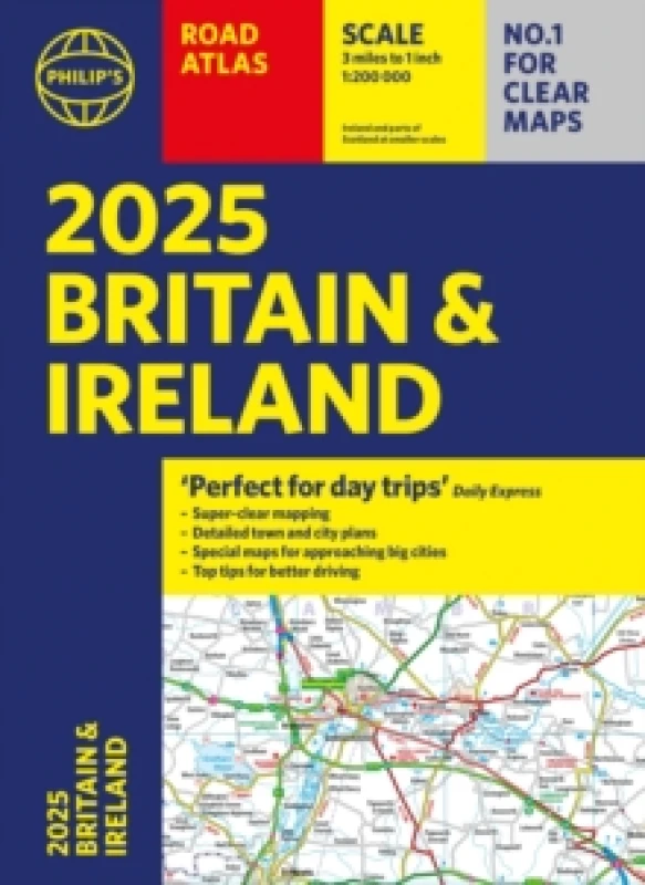 Image of 2025 Philip's Road Atlas Britain and Ireland : (A4 Paperback) Paperback / softback