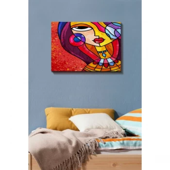 Image of Kanvas Tablo (50 x 70) - 41 Multicolor Decorative Canvas Painting