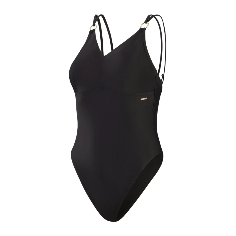 Image of Speedo Womens Shaping Strappy 1 Piece Black female 40/16