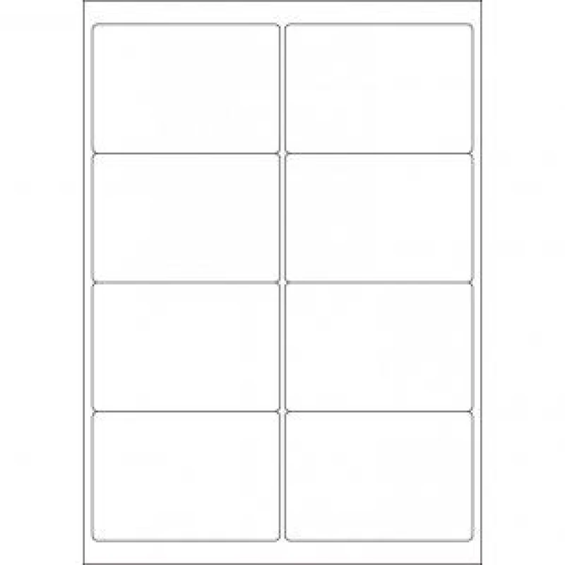 Image of ValueX Multipurpose Label 99.1x67.7mm 8 Per A4 Sheet White (Pack 800)