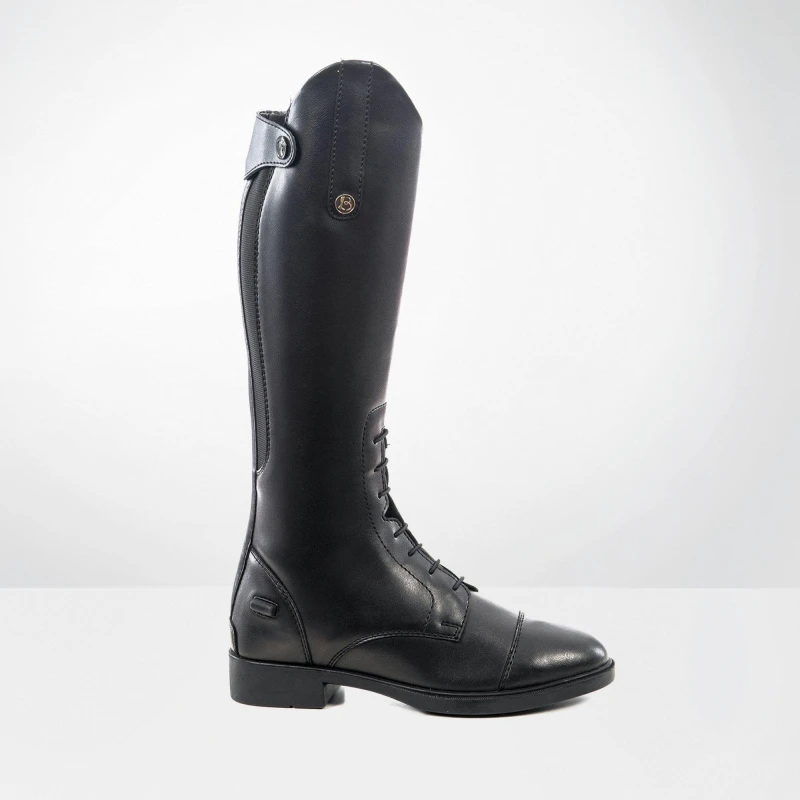 Image of Brogini Albareto Piccino Childrens Long Riding Boots - Black C10