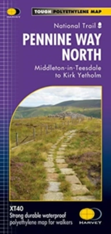 Image of Pennine Way North : Middleton-in-Teesdale to Kirk Yetholm Sheet map, folded