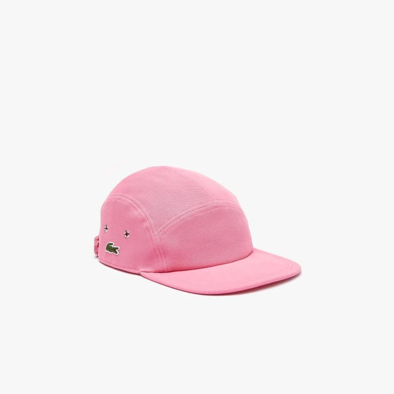 Image of Lacoste Piqu Jockey Cap - Pink Pink L