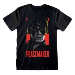 Image of Peacemaker - Profile Unisex Medium T-Shirt - Black