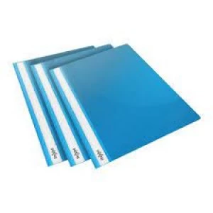 Image of Rexel Choices Report Fldr Clear Front Capacity 160 Sheets A4 Blue Ref