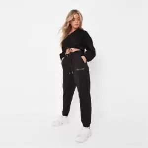 Image of Missguided Petite Missguided pride jogger - Black