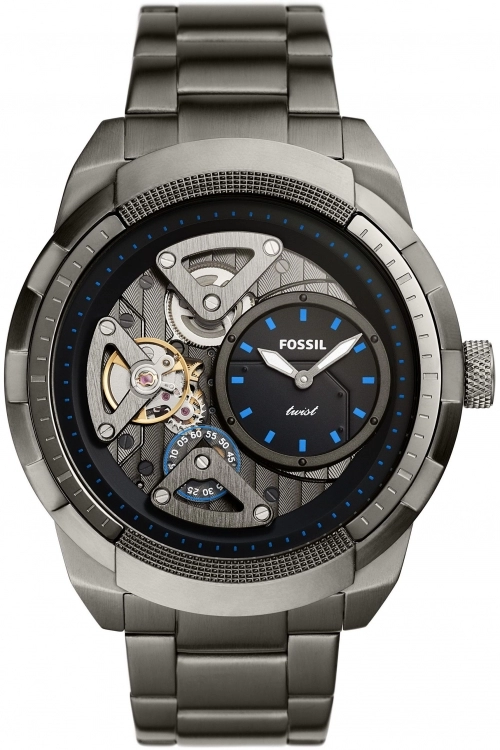 Image of Fossil Black And Grey 'Bronson Twist' Fashion Watch - ME1171