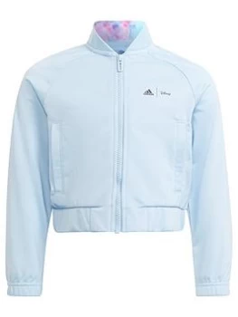 Image of adidas Kids Daisy Duck Track Top - Light Blue, Size 7-8 Years