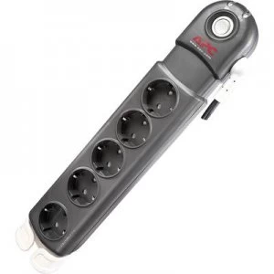 Image of APC by Schneider Electric PL5B-DE Surge protection socket strip 5x Anthracite, Grey PG connector