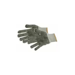 Image of Loops - Double Sided Dot Gloves One Size Enhanced Grip Light Duty Lifting Removal