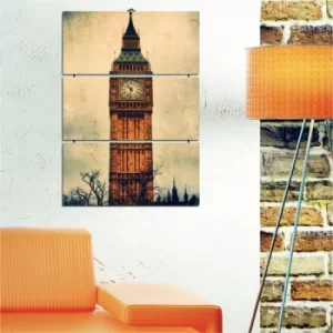 Image of B4 Multicolor Decorative MDF Painting (3 Pieces)