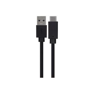 Image of Maplin USB-C 3.1 Gen 1 to USB-A Cable 5 Gbps 3A without IC 1m Black