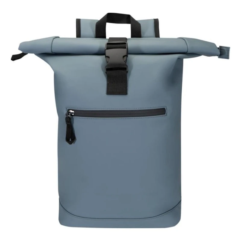 Image of Floso Mens Resi Plus Roll Top 18L Backpack in Blue Blue Male