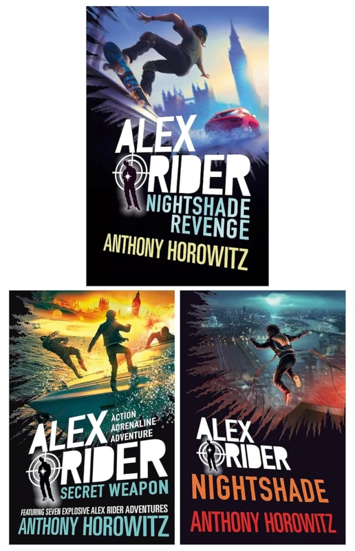 Image of Alex Rider Collection: Nightshade, Nightshade Revenge And Secret Weapon Anthony Horowitz Books