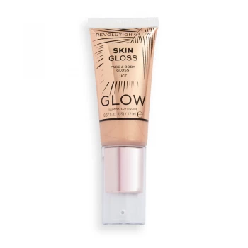 Image of Makeup Revolution Glow Face & Body Gloss Illuminator Ice