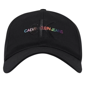 Image of Calvin Klein Jeans Calvin Pride Monogram Cap - Black