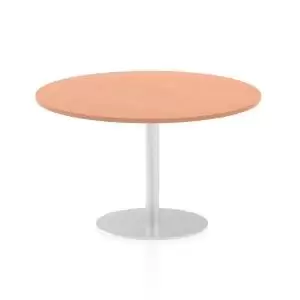 Image of Italia Poseur Table Round 1200 Top 725 High Beech