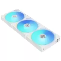 Image of Lian-Li UNI AL120 V2 Addressable RGB White 120mm Fan Triple Pack with Controller