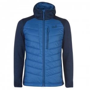 Image of Jack Wolfskin Skyland Hybrid Jacket Mens - Blue