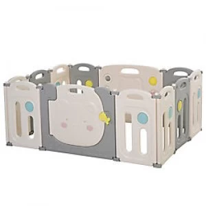Image of HOMCOM Baby Playpen 431-053V01 Multicolour