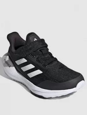 Image of adidas Kids Unisex Eq21 Run El K, Black/White, Size 5