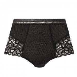 Image of Wacoal Raffine High Brief - BLK Black