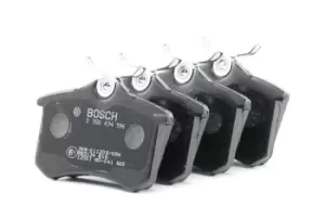 Image of Bosch Brake pad set VW,AUDI,FORD 0 986 494 596 1E0698451,1E0698451G,1H0615415 1H0615415A,1H0615415D,1H0698451,1H0698451A,1H0698451D,1H0698451G,425396