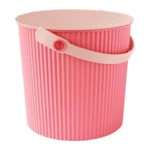 Image of Omnioutil Storage Bucket & Lid Large Flamingo Pink LT Pink