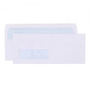 Image of Blue Label Wallet Envelope DL Self Seal Window PK1000