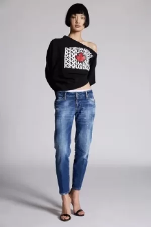 Image of DSQUARED2 Women 5 pockets Blue Jeans