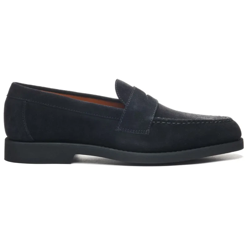 Image of Sebago Moccasins Sebago Ryan Suede Pola Bleu Male 41