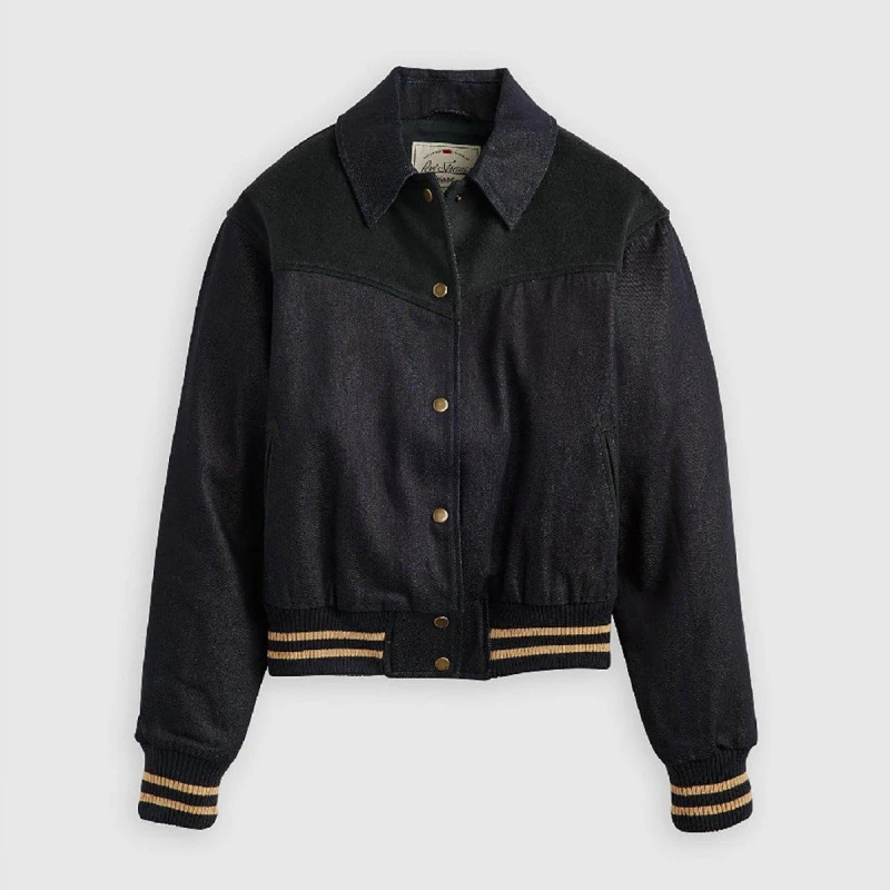 Image of Levis Womens Lennox Varsity Jacket Bold Play female 8 (XS)