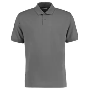 Image of Kustom Kit Mens Regular Fit Workforce Pique Polo Shirt (M) (Dark Grey Marl)