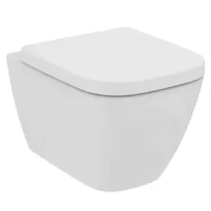 Image of Ideal Standard I.life S Wall Hung Toilet And Soft Close Seat And Cover Pack