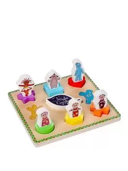 Image of In The Night Garden Wooden Character Peg Puzzle, One Colour