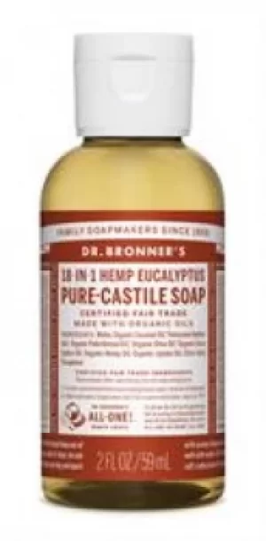 Image of Dr Bronner Organic Eucalyptus Liquid Soap 60ml