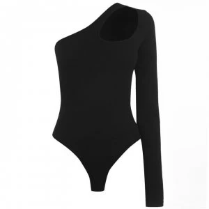 Image of NA-KD Cut Out Bodysuit - Black