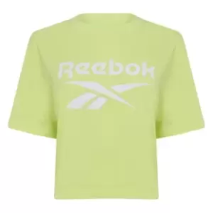 Image of Reebok Ri Crop Top Ladies - Yellow