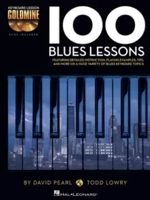 Image of 100 Blues Lessons : Keyboard Lesson Goldmine Series