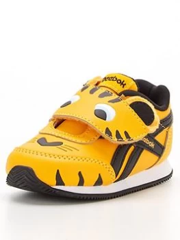 Image of Reebok Infant Royal Classic Jogger 2 Shoes - Gold/Black, Gold/Black, Size 4