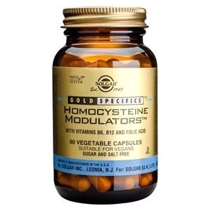 Image of Solgar Gold Specifics Homocysteine Modulators Vegetable Capsules 60 vegicaps