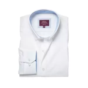 Image of Brook Taverner Mens Lawrence Formal Shirt (18in) (White)
