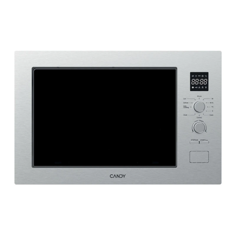 Image of Candy Built-In 800W Microwave with Grill - Stainless Steel 38900831 Stainless steel