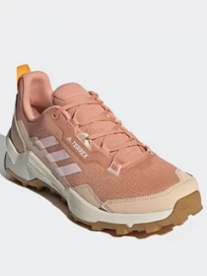 Image of adidas Terrex Ax4 Primegreen Hiking Shoes, Pink/White, Size 4.5, Women