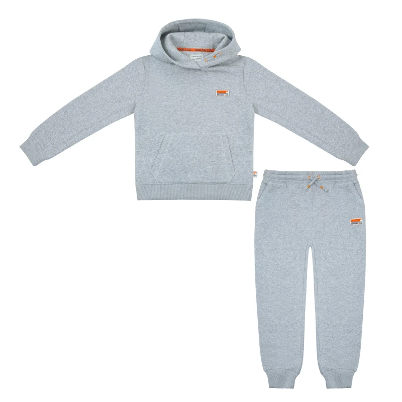 Image of SoulCal Signature OTH and Jogger Set Juniors Grey Marl unisex 7-8 Years