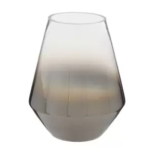 Image of Glass Vase in Ombre Nickel Finish
