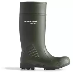 Image of Dunlop Purofort Professional Safety C462933 Boxed Wellington / Womens Boots (38 EUR) (Green) - Green