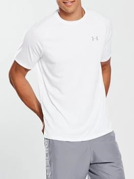 Image of Under Armour Training Tech 2.0 T-Shirt - White, Red/Grey Size M Men