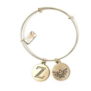 Image of Nintendo - Legend of Zelda Z & Royal Crest Logos Charm Bracele