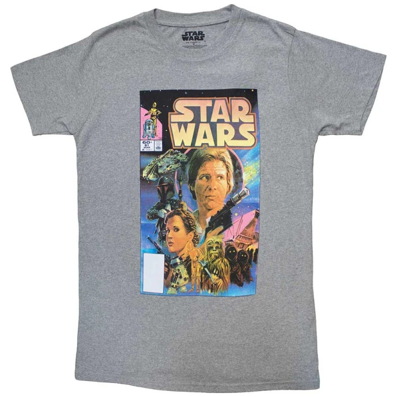 Image of Star Wars The Original Marvel Years Vol 3 T Shirt Grey unisex